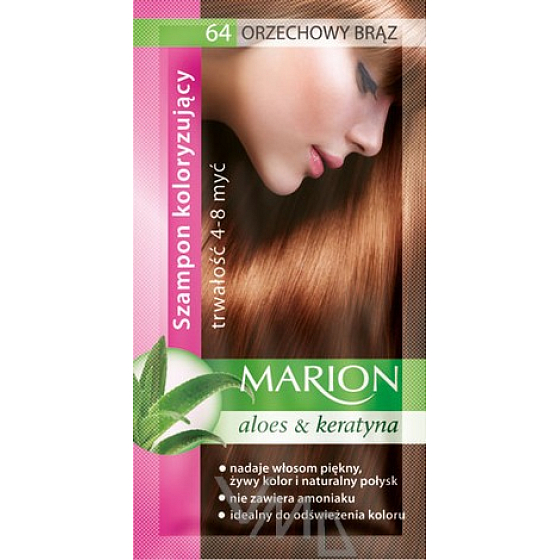 Marion Tonujący szampon 64 Orzechowa brązowa 40 ml