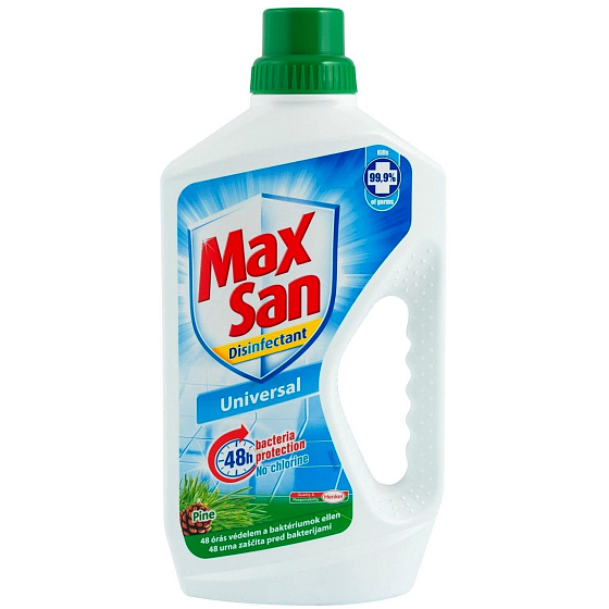 Max San Universal Pine univerzální čistič ochrana proti bakteriím 1 l