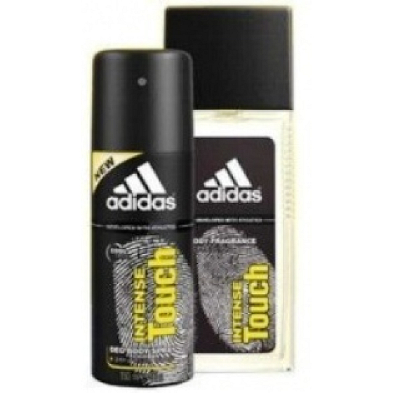 Adidas Intense Touch parfémovaný deodorant sklo pro muže 75 ml + deodorant sprej 150 ml, kosmetická sada