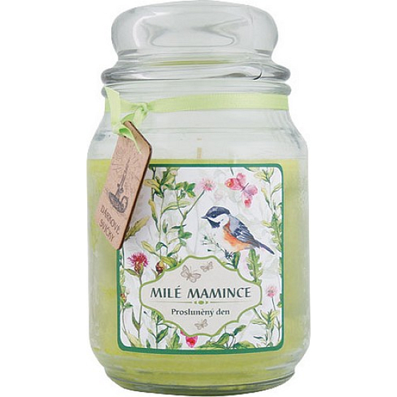 Bohemia Gifts Milé mamince dárková vonná svíčka ve skle doba hoření 105-120 hodin 510 g