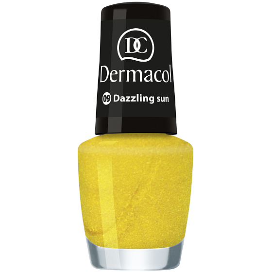 Dermacol Nail Polish Mini Summer Collection lak na nehty 09 Dazzling Sun 5 ml
