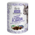 Brit Care Cat Snack Křupavý kuřecí pamlsek s kosem a borůvkou doplňkové krmivo pro koťata, od 6 týdnů věku 100 g