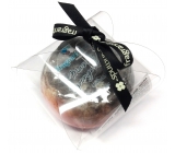 Fragrant Poppy Glicerynowe mydło masażowe z gąbką wypełnioną zapachem Yves Saint Laurent - Black Opium w kolorze czarno-pomarańczowym 200 g