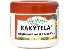 Dr. Popov Rakytela Rakytnikowa maść z Aloe Vera łagodzi, nawilża normalną i suchą skórę, odpowiednia również do pielęgnacji blizn, oparzeń i odmrożeń 50 ml