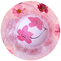 Bomb Cosmetics Cherry Blossom - Kwiat wiśni musująca kula do kąpieli 160 g