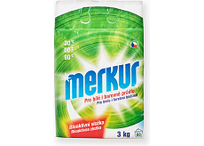 Merkur proszek do prania do białych i kolorowych tkanin 60 prań, 3 kg