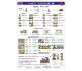Ditipo Basic English II tablica edukacyjna angielskiego A4 21,4 x 30 x 0,1 cm