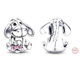 Charm Srebrna 925 Disney Kubuś Puchatek - Ijacek, koralik na bransoletkę