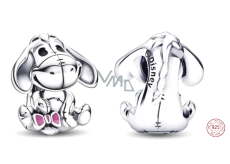 Charm Srebrna 925 Disney Kubuś Puchatek - Ijacek, koralik na bransoletkę