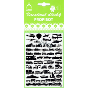 Arch Kreatywny dziecięcy propisot samoloty, samochody 10 x 21 cm