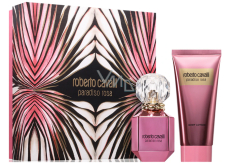 Roberto Cavalli Paradiso Rosa parfémovaná voda 30 ml + tělové mléko 100 ml, dárková sada pro ženy