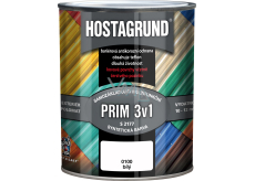 Hostagrund Prim 3v1 S2177 základní i vrchní barva na kov, 0100 bílá, 600 ml