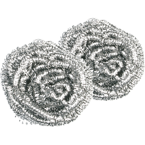 Spokar stalowy druciany, 2 szt.