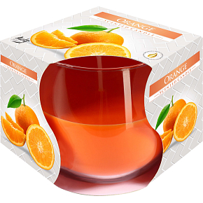 Bispol świeca zapachowa w szkle pomarańcza, 100 g