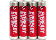 Eveready AAA zinkovo-chloridové tužkové baterie, 4 ks