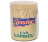 Spontex Patyczki bambusowe 500 sztuk pojemnik