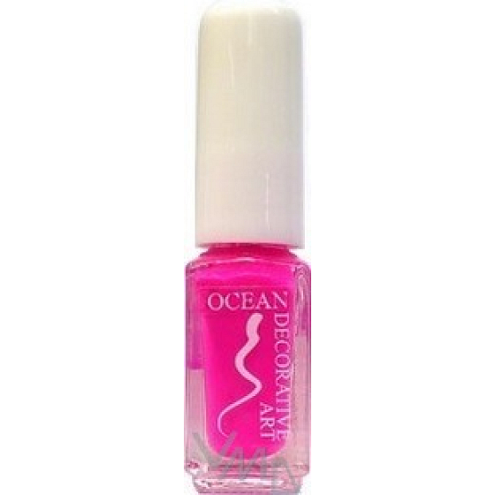 Ocean Decorative Art zdobící lak na nehty odstín 40 růžový neon 5 ml