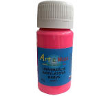 Art e Miss Uniwersalna farba akrylowa błyszcząca 81 Neon różowa 40 g