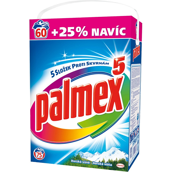 Palmex 5 Horská vůně prášek na praní 75 dávek 7,5 kg