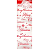 Nekupto Dárková papírová taška na láhev 33 x 10 x 9 cm Merry Christmas 553 30 ALH