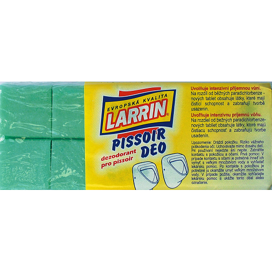 Larrin Pissoir Lesní Deo pevný váleček do pisoárů 10 kusů 250 g