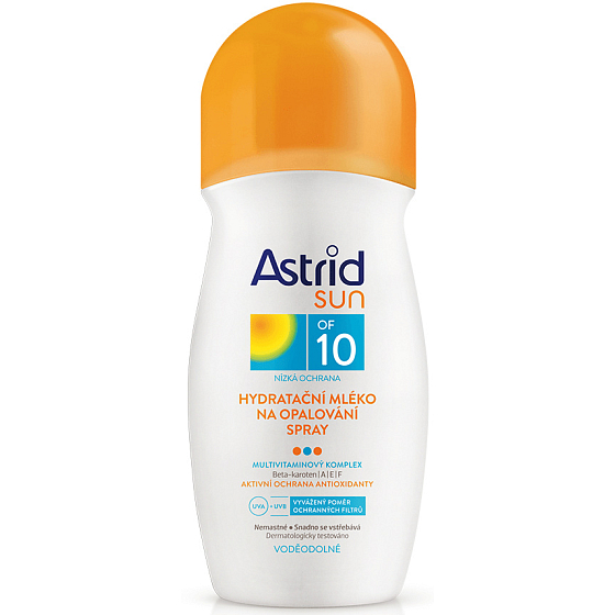 Astrid Sun OF10 hydratační mléko na opalování 200 ml sprej