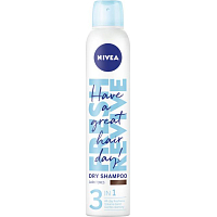 Nivea Fresh Revive suchy szampon do ciemniejszych odcieni wlosów, 200 ml