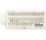Bloom Natural Nalepovací trsy na rasy z naturalnych włosów długie z uzlikiem czarne Flare Long 60 sztuk