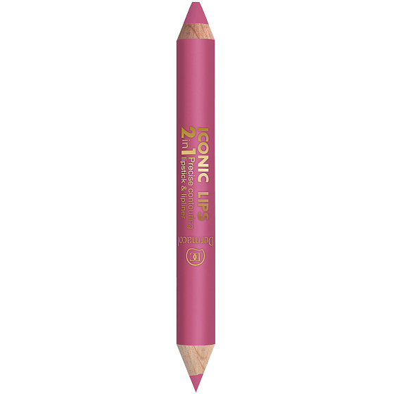 Dermacol Iconic Lips 2v1 rtěnka a konturovací tužka č.02 10 g