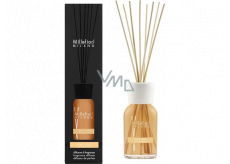 Millefiori Milano Natural Lime & Vetiver - Limetka a vetiver Difuzér 250 ml + 8 stébel v délce 30 cm do středně velkých prostor vydrží minimálně 3 měsíce