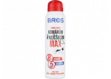 Bros Max Repelent spray przeciw komarom i kleszczom 25% DEET 90 ml