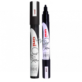 Uni Mitsubishi Chalk Marker marker do tabulí černý 1,8-2,5 mm, PWE-5M