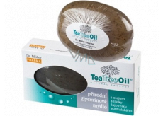 Dr. Muller Tea Tree Oil přírodní glycerinové toaletní mýdlo s lístky čajovníku australského 90 g