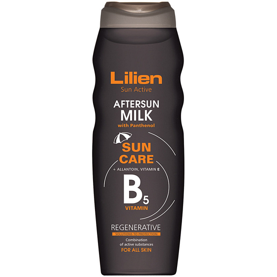 Lilien Sun Active tělové mléko po opalování s panthenolem 200 ml