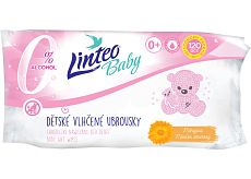 Linteo Baby nagietek lekarski chusteczki nawilżane, 120 sztuk