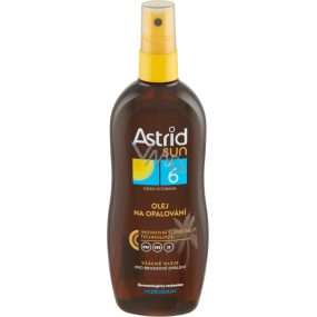 Astrid Sun OF6 voděodolný olej na opalování sprej 200 ml