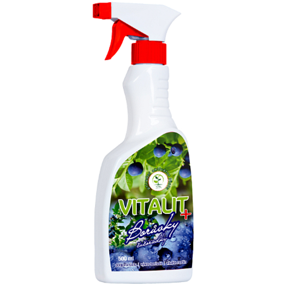 Bio-Enzym Vitalit+ Borówki naturalny biostimulator do wspomagania wzrostu i witalności roślin 500 ml rozpylacz