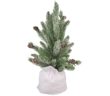 Choinka w worku ze śniegiem 40 cm
