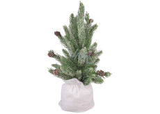 Choinka w worku ze śniegiem 40 cm