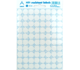 Samolepící wodoodporne kółka 40x20mm 246-AT przezroczyste     4687