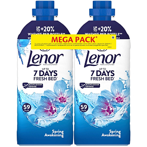 Lenor Spring Awakening skoncentrowana płyn do tkanin 2 x 59 dawek 2 x 1239 ml, duopack