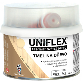 Uniflex PES-TMEL drewno, tmel na dřevo, jasne drewno, 500 g
