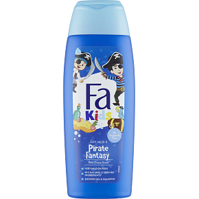 Fa Kids Wild Ocean pirat żel pod prysznic i szampon, 250 ml Fa Kids Wild Ocean pirat żel pod prysznic i szampon, 250 ml