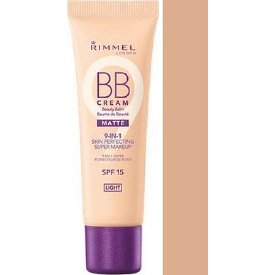 Rimmel London Beauty Balm Matte 9v1 SPF15 BB krém 001 Light 30 ml