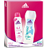 Adidas Cool & Care 48h 6v1 antiperspitant deodorant sprej pro ženy 150 ml + Protect sprchový gel 250 ml, kosmetická sada