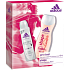 Adidas Cool & Care 48h Pro Clear deodorant antiperspirant sprej pro ženy 150 ml + Shape sprchový gel 250 ml, kosmetická sada