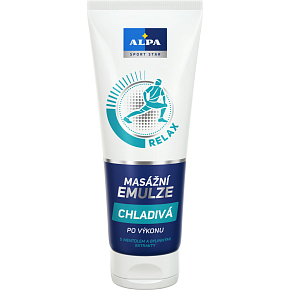 Alpa Sport Star Relax chłodząca emulsja masażowa po wysiłku, 210 ml