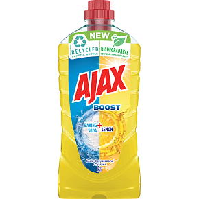 Ajax do podłóg i powierzchni Boost Baking Soda Cytryna uniwersalny środek czyszczący, 1 l