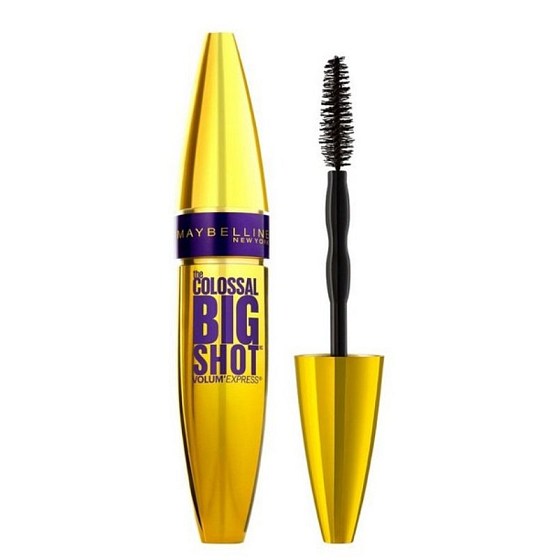 Maybelline Collosal Big Shot Volum Express řasenka pro objem Very Black 9,5 ml