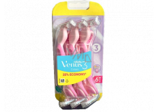 Gillette Venus 3 Colors awaryjna maszynka do golenia z paskiem nawilżającym różowe 6 sztuk dla kobiet